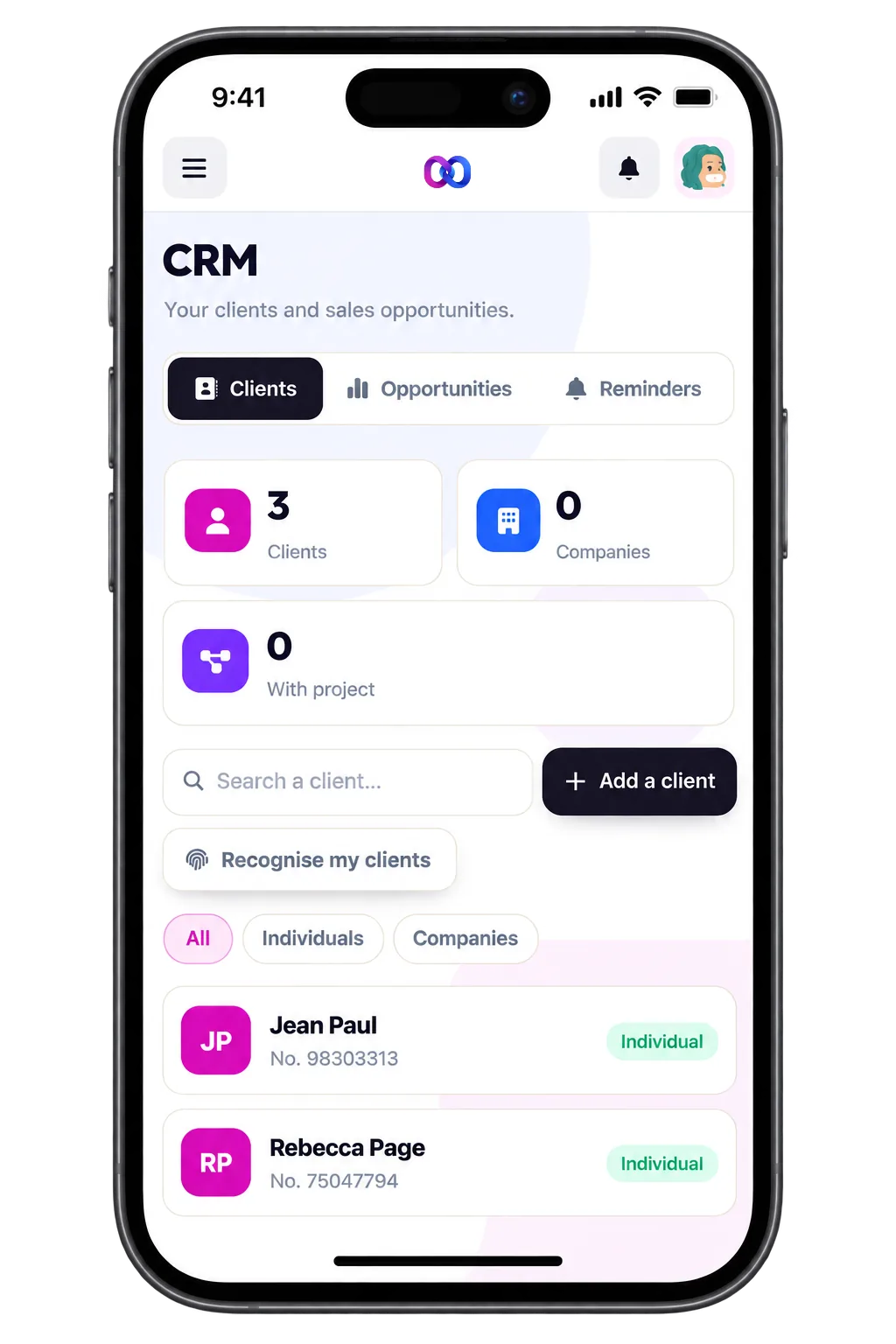 Vos clients dans GoLynk